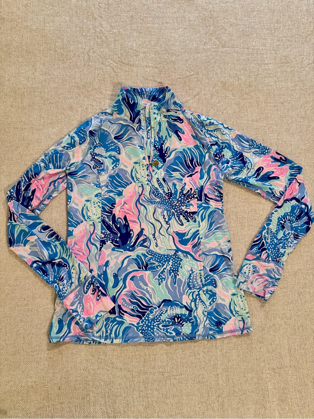 Lilly Pulitzer Luxletic Skipper Popover XS